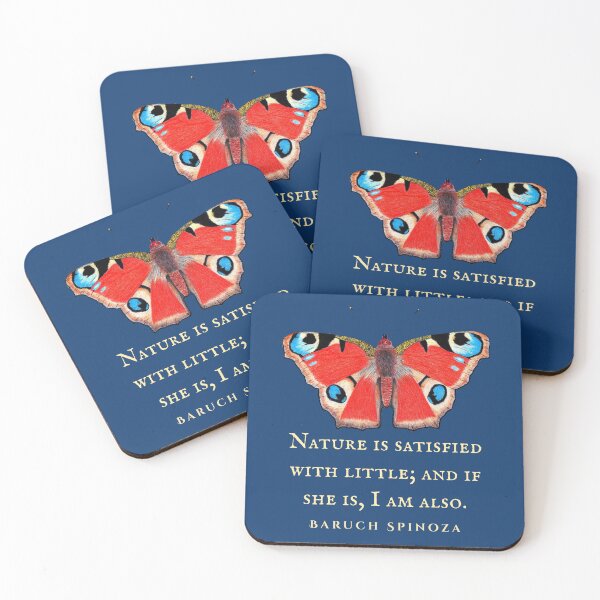 Item preview, Baruch Spinoza quote: Nature is satisfied with little; and if she is, I am also. designed and sold by artbleed.