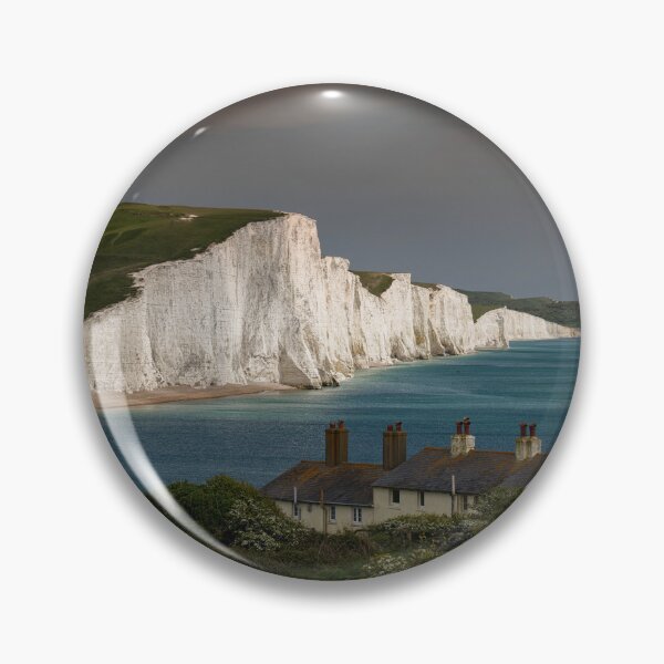Item preview, Seven Sisters White Cliffs from Cuckmere Haven in East Sussex England UK designed and sold by John Gilham - Landscape Photography.