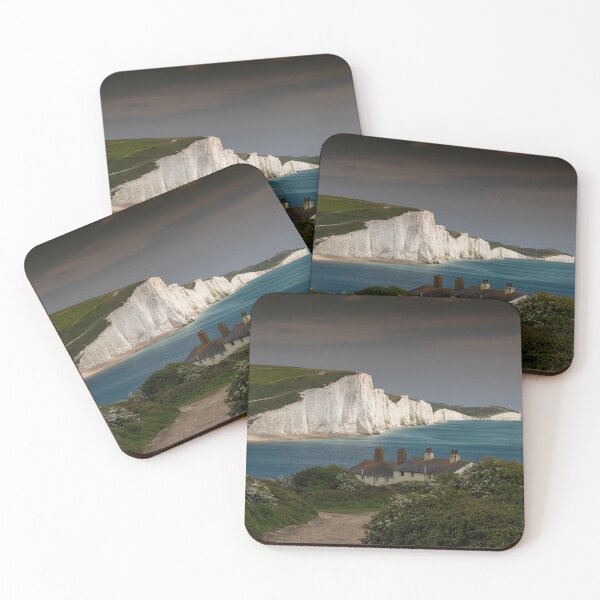 Item preview, Seven Sisters White Cliffs from Cuckmere Haven in East Sussex England UK designed and sold by John Gilham - Landscape Photography.