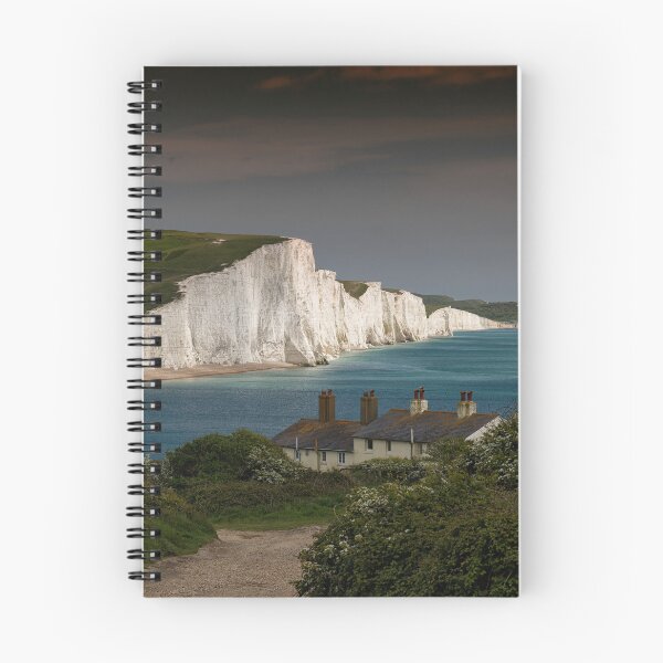 Item preview, Seven Sisters White Cliffs from Cuckmere Haven in East Sussex England UK designed and sold by John Gilham - Landscape Photography.