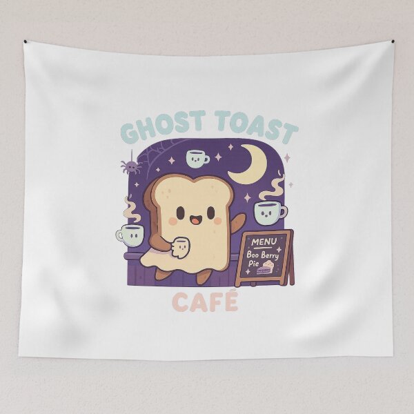 Item preview, Ghost Toast Café designed and sold by PlanetBoi.