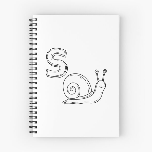 Item preview, An illustration of letter S stand for Snail designed and sold by rasagamastore.