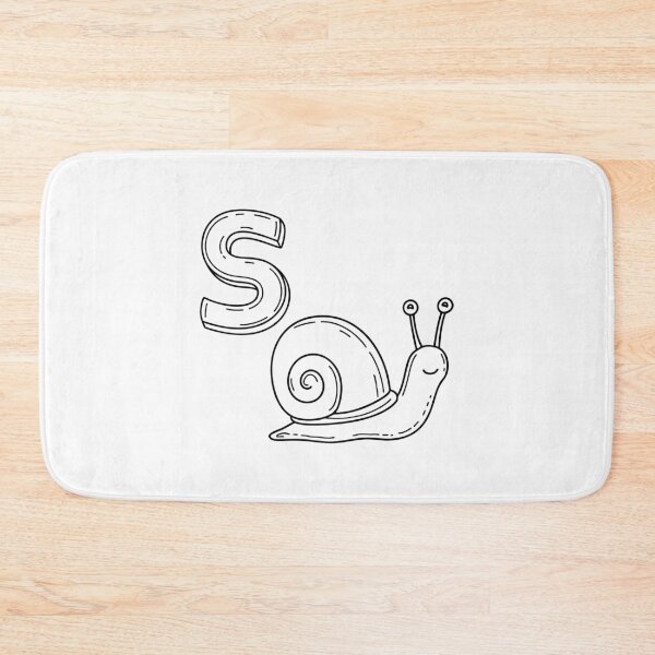Item preview, An illustration of letter S stand for Snail designed and sold by rasagamastore.