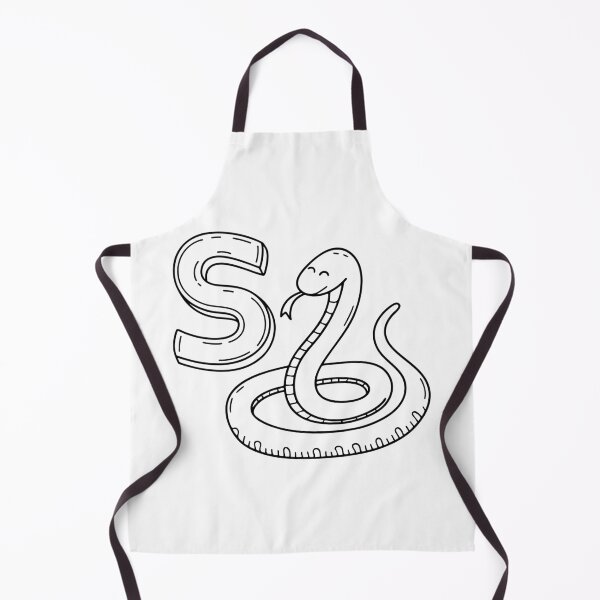 Item preview, An illustration of letter S stand for Snake designed and sold by rasagamastore.