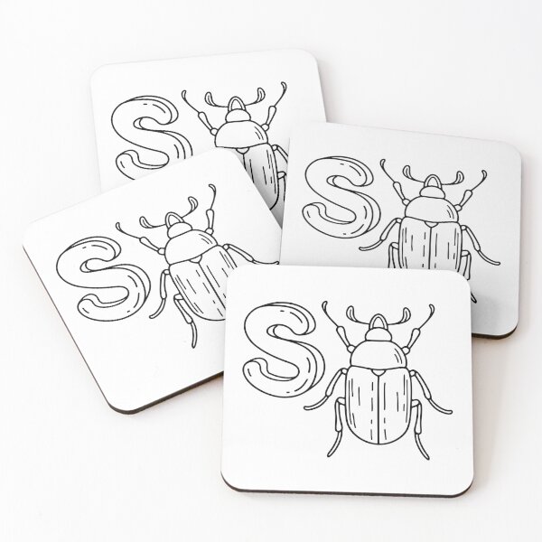 Item preview, An illustration of letter S stand for Snout beetle designed and sold by rasagamastore.