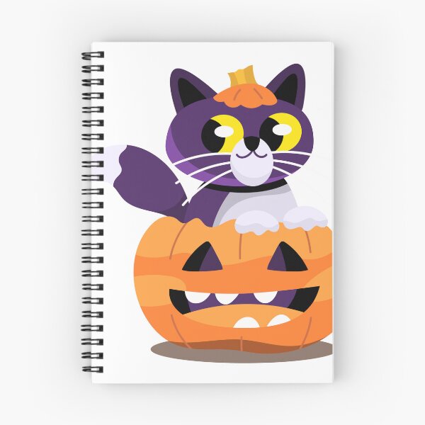 Artikelvorschau, Entzückende Halloween-Katze im Kürbis | Süßes gruseliges Kunstwerk entworfen und verkauft von GSJGROUP.