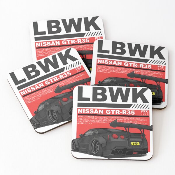 Item preview, LBWK Nissan GTR R35 Widebody JDM Car Illustration designed and sold by thundergearshop.