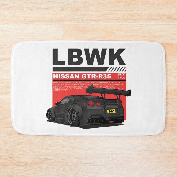 Item preview, LBWK Nissan GTR R35 Widebody JDM Car Illustration designed and sold by thundergearshop.
