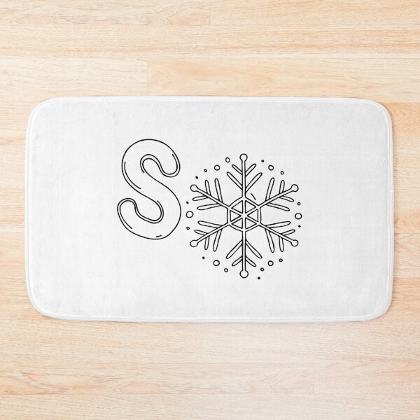Item preview, An illustration of letter S stand for Snowflake designed and sold by rasagamastore.
