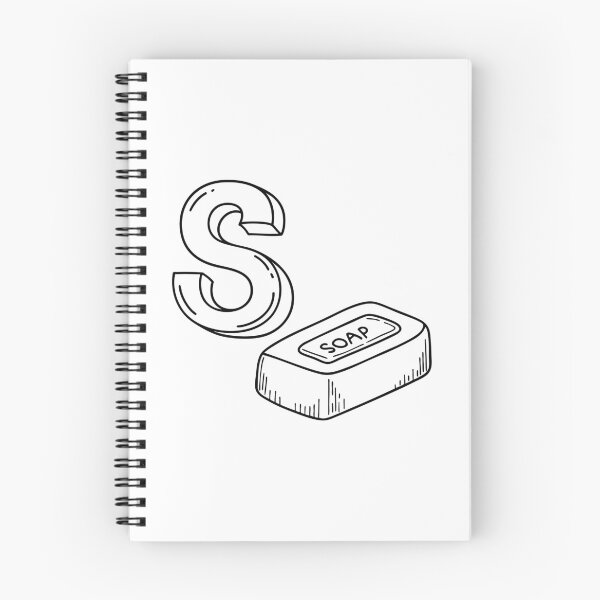 Item preview, An illustration of letter S stand for Soap designed and sold by rasagamastore.