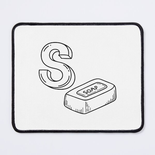 Item preview, An illustration of letter S stand for Soap designed and sold by rasagamastore.