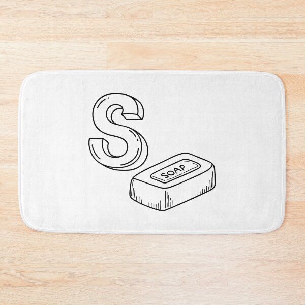 Item preview, An illustration of letter S stand for Soap designed and sold by rasagamastore.