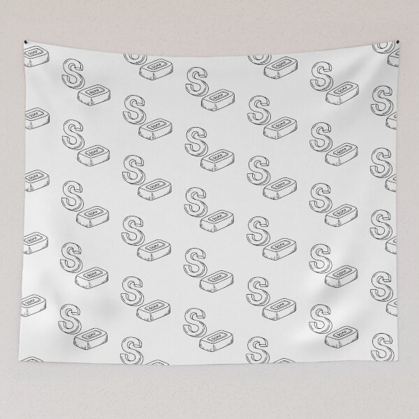 Item preview, An illustration of letter S stand for Soap designed and sold by rasagamastore.