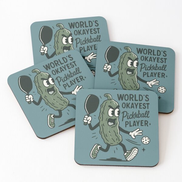Item preview, World's Okayest Pickleball Player designed and sold by HowToCanadian.