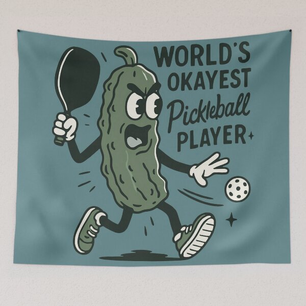 Item preview, World's Okayest Pickleball Player designed and sold by HowToCanadian.
