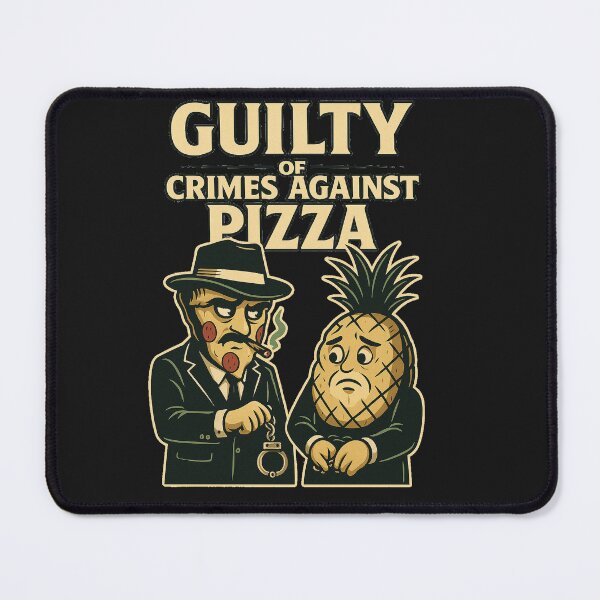 Item preview, Guilty of Crimes Against Pizza – Mafia Style Food Humor designed and sold by SablePL.