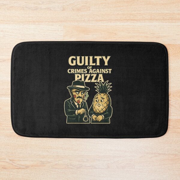 Item preview, Guilty of Crimes Against Pizza – Mafia Style Food Humor designed and sold by SablePL.