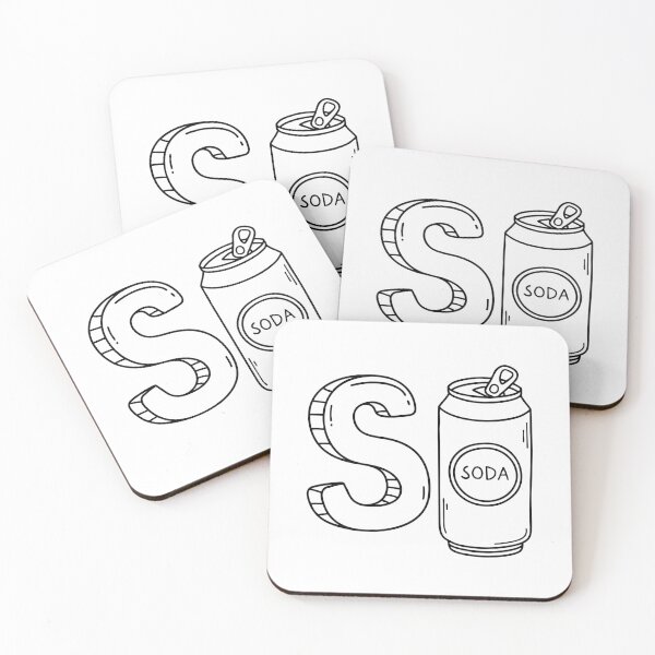 Item preview, An illustration of letter S stand for Soda designed and sold by rasagamastore.