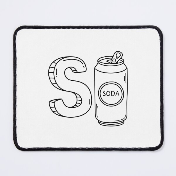 Item preview, An illustration of letter S stand for Soda designed and sold by rasagamastore.