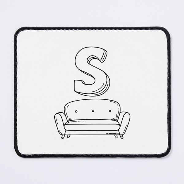 Item preview, An illustration of letter S stand for Sofa designed and sold by rasagamastore.