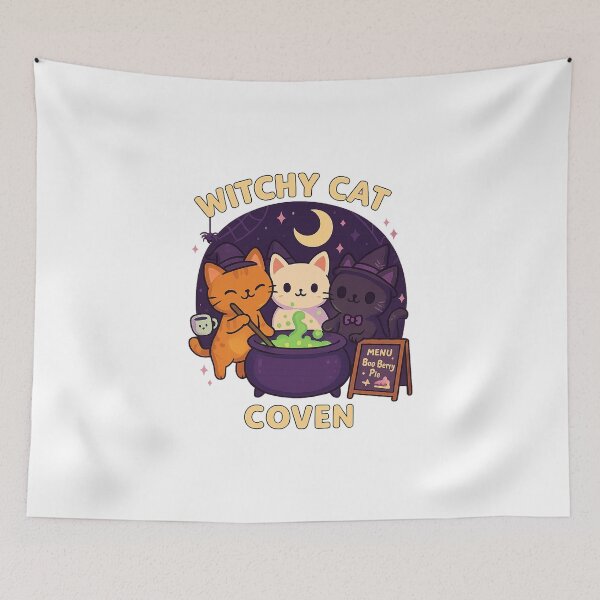 Item preview, Witchy Cat Coven designed and sold by PlanetBoi.