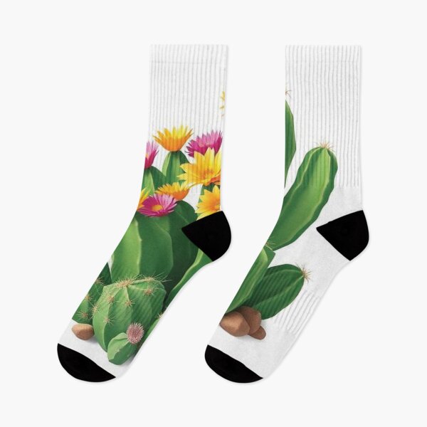 Item preview, Cactus with flowers designed and sold by AnuNP.
