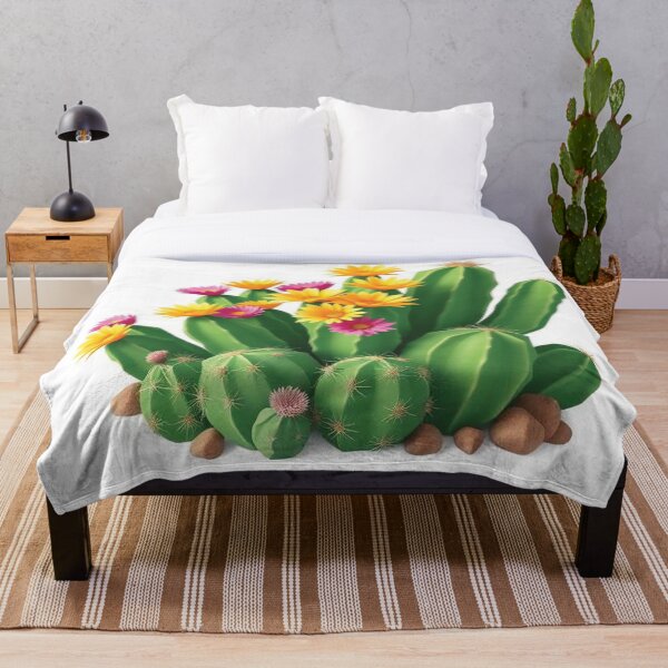 Item preview, Cactus with flowers designed and sold by AnuNP.
