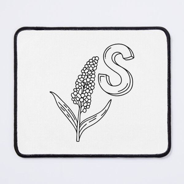 Item preview, An illustration of letter S stand for Sorghum designed and sold by rasagamastore.