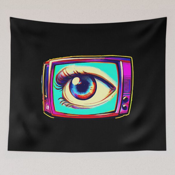 Artikelvorschau, Retro TV Eye entworfen und verkauft von CharlotteBrun.