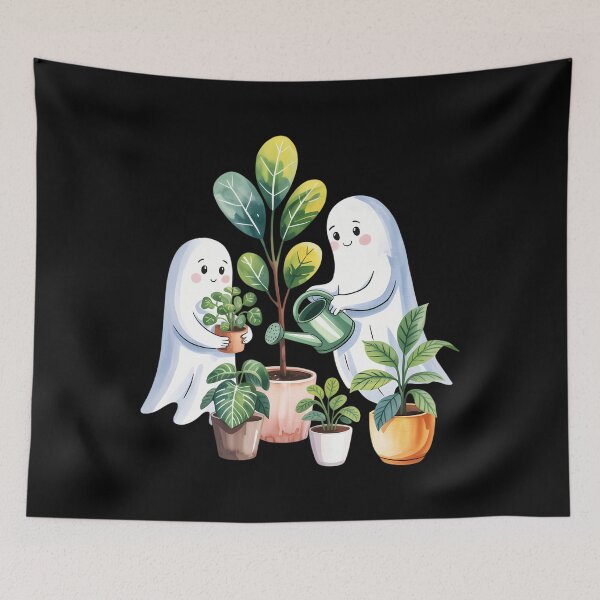 Item preview, Funny Ghost Halloween Spooky Plant Lovers designed and sold by WalshDrawnLaugh.