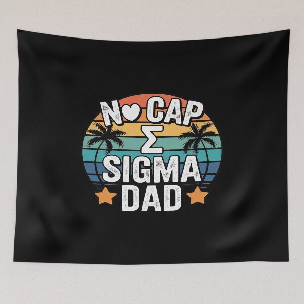 Artikelvorschau, Best Dad No Cap Sigma Dad Funny Father's Day entworfen und verkauft von Idarmotar.