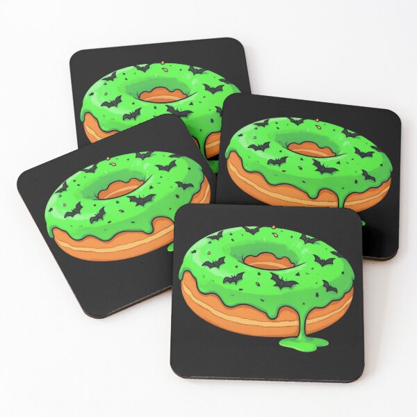 Item preview, Halloween Donut Green Glaze with Bats designed and sold by Ivy-Triggs.