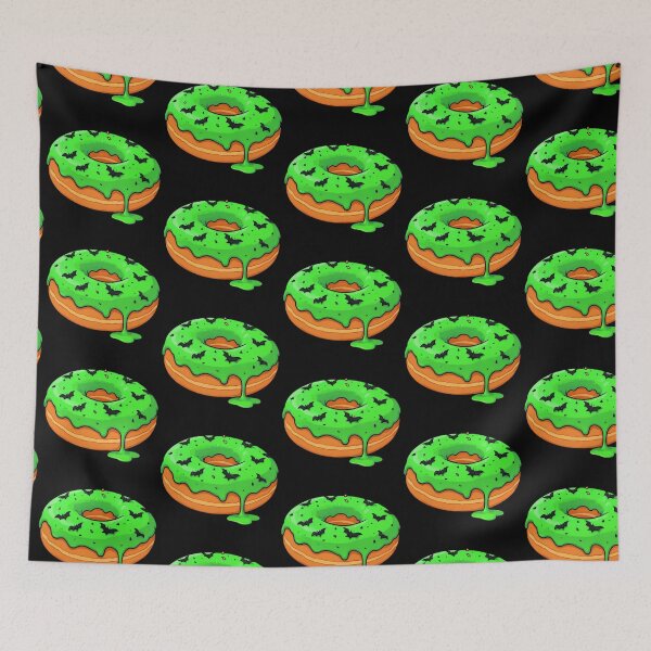 Item preview, Halloween Donut Green Glaze with Bats designed and sold by Ivy-Triggs.