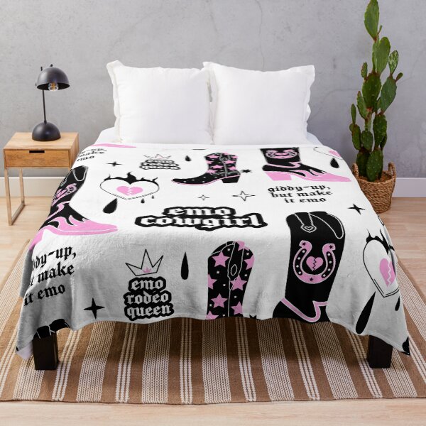 Item preview, Emo Cowgirl. Black and Pink Pack. Giddy-up, but make it emo. designed and sold by CoCoArt-Ua.