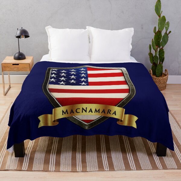 Item preview, MacNamara Family USA Shield, Stars & Stripes Pride Crest designed and sold by Highlandkings.