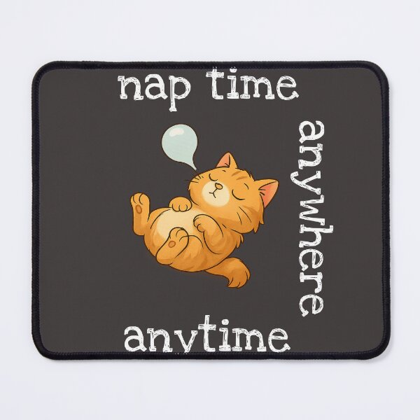 Item preview, Cartoon cat taking a nap designed and sold by AJTees99.
