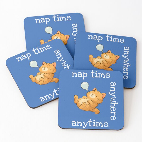 Item preview, Cartoon cat taking a nap designed and sold by AJTees99.