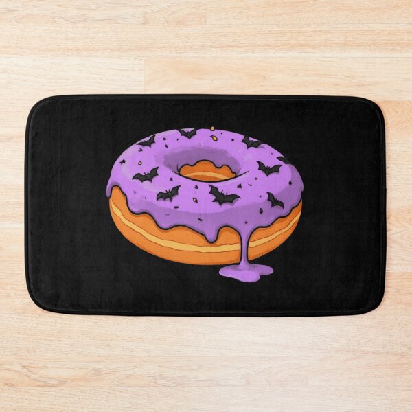 Item preview, Halloween Donut Purple Glaze with Bats designed and sold by Ivy-Triggs.