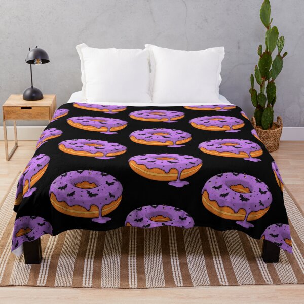 Item preview, Halloween Donut Purple Glaze with Bats designed and sold by Ivy-Triggs.