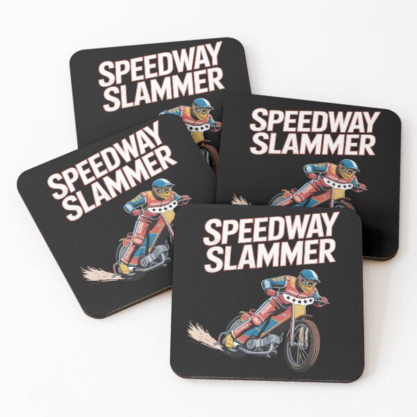 Item preview, Speedway Slammer Solo Rider Perfect Gifts For Speedway Racing designed and sold by SkymarArt.