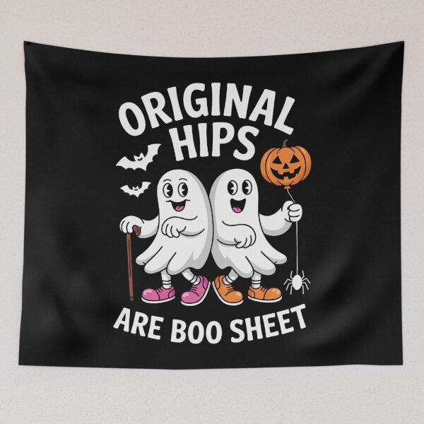 Item preview, Funny Hip Replacement Hip Surgery Recovery Ghost Halloween designed and sold by WalshDrawnLaugh.