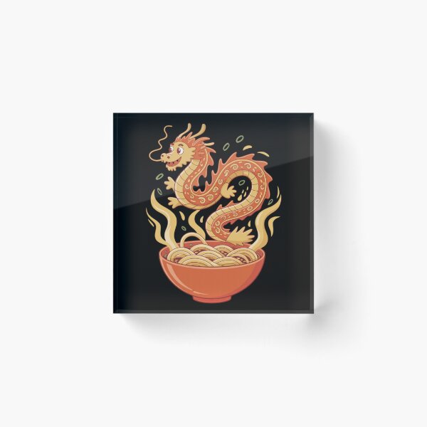 Item preview, Vietnamese Food - funny pho soup and Dragon designed and sold by DamioPolArt.