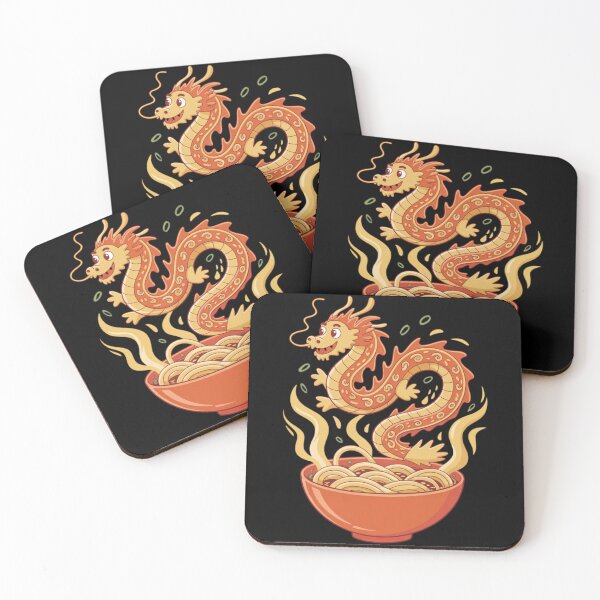 Item preview, Vietnamese Food - funny pho soup and Dragon designed and sold by DamioPolArt.