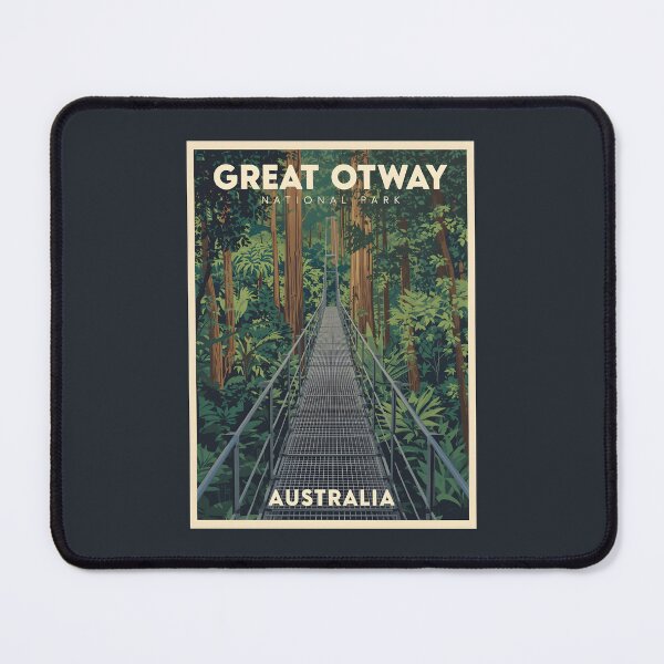 Item preview, A Vintage Illustration of Great Otway National Park - Australia designed and sold by GoodOldVintage.