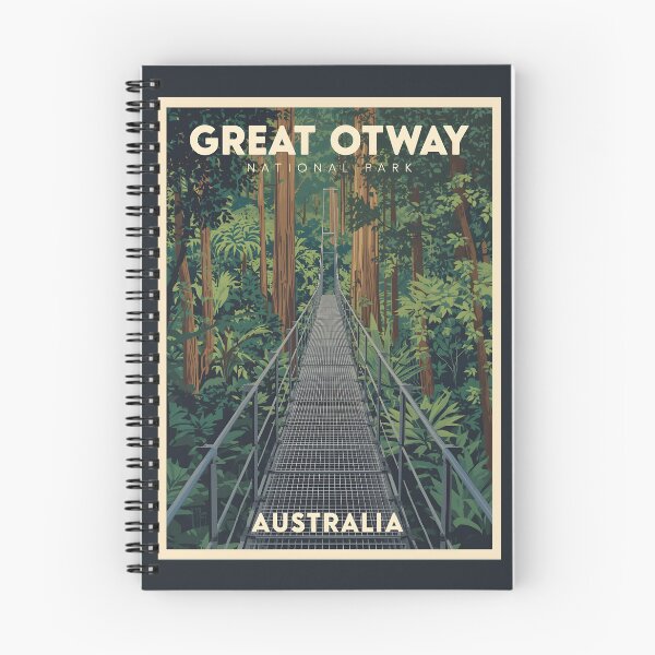 Item preview, A Vintage Illustration of Great Otway National Park - Australia designed and sold by GoodOldVintage.