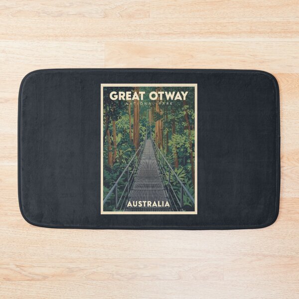 Item preview, A Vintage Illustration of Great Otway National Park - Australia designed and sold by GoodOldVintage.