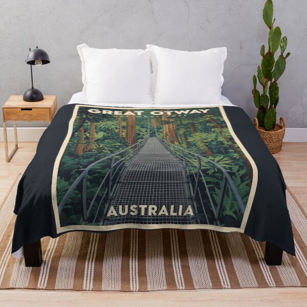 Item preview, A Vintage Illustration of Great Otway National Park - Australia designed and sold by GoodOldVintage.