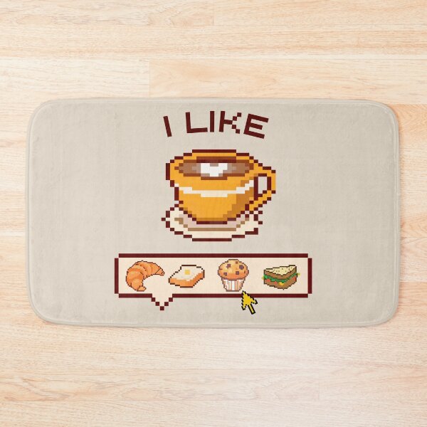 Item preview, Pixel Art Breakfast Cute Food Illustration designed and sold by Retr0Tshirts.