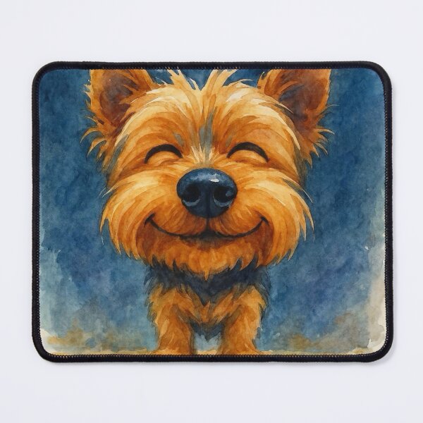 Item preview, Cute YoRKSHiRe TeRRiER DoG PRiNT ' JuST a YoRKie ! ' BY SHiRLeY MacARTHuR designed and sold by Shirley MacArthur Art.