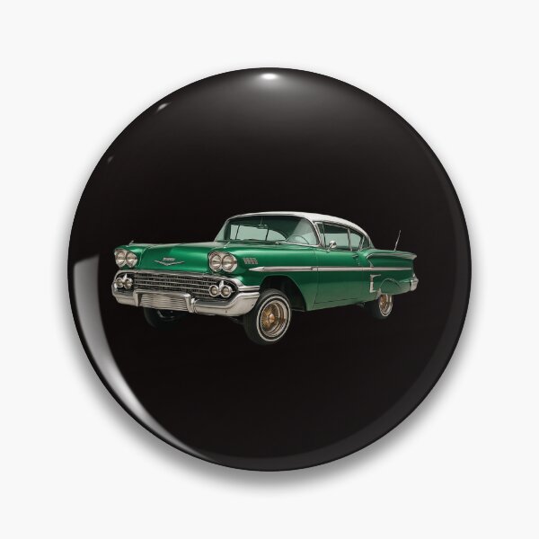 Item preview, Classic Green 1958 Chevy Impala Lowrider designed and sold by Tatko Designs.